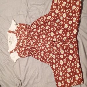 Girl "Floral" Jumpsuit